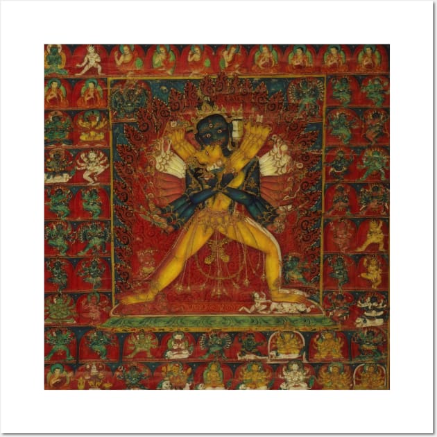 Kalachakra Deity Wall Art by Lucia